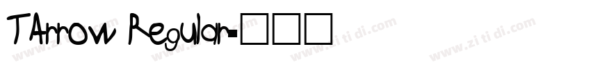 TArrow Regular字体转换